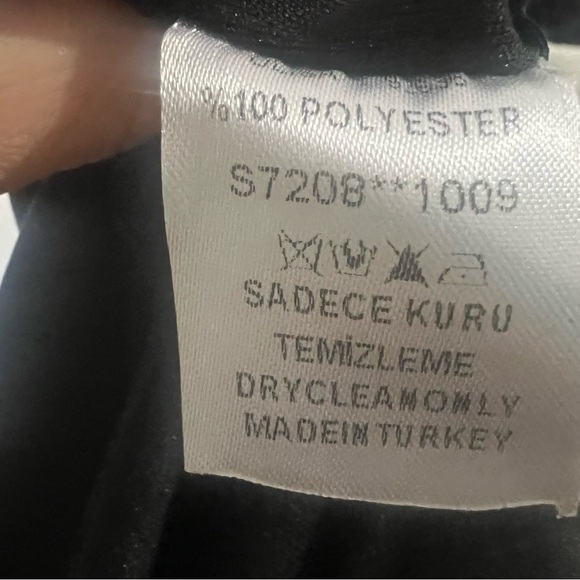 Tarik Ediz black maxi dress/gown size 2 - Picture 4 of 5